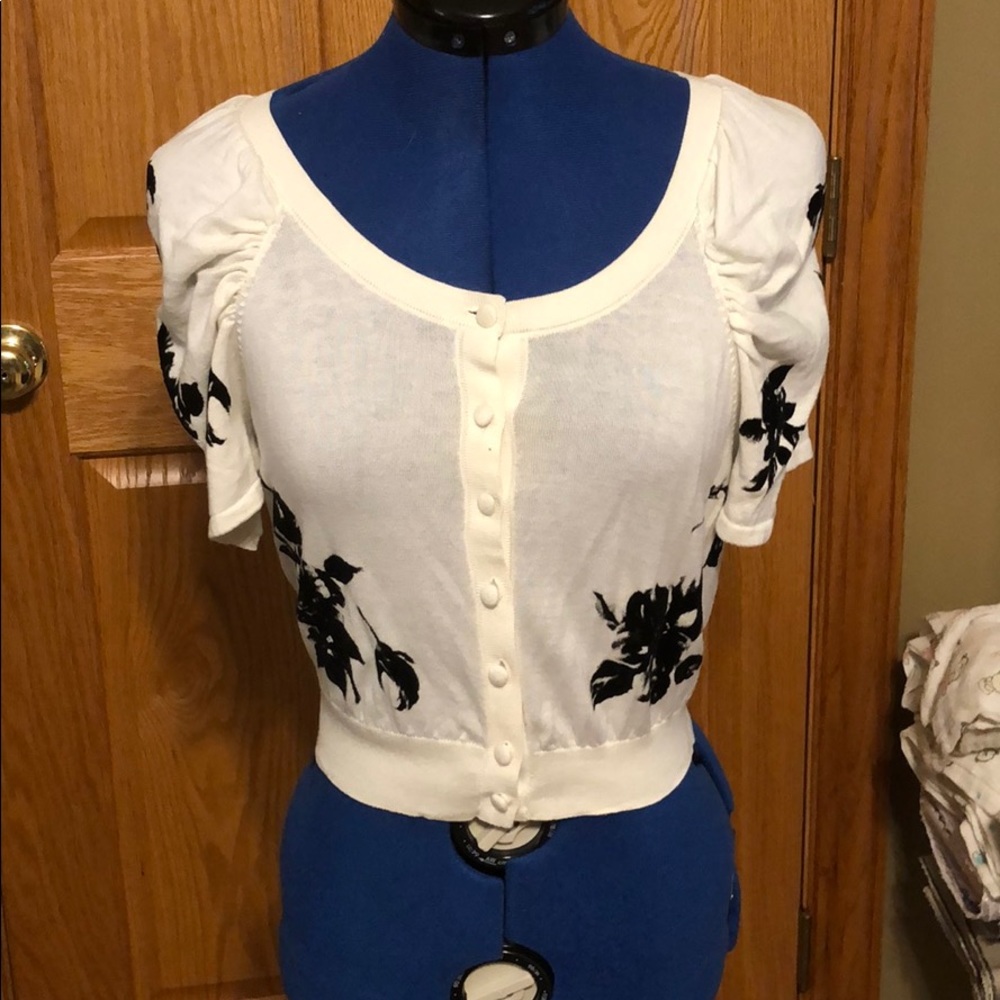 Little Yellow Bird Cardigan. Anthropologie.